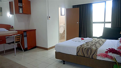 bedroom at the Nadi Downtown hotel