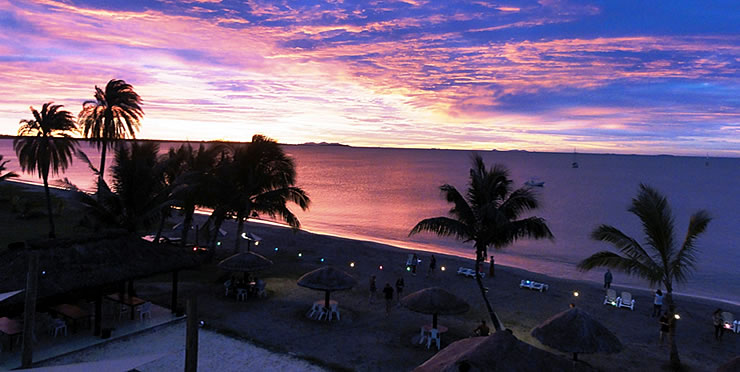 sunset at smugglers cove