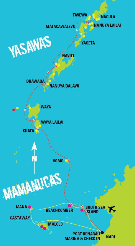 Yasawa Flyer - Boat transport to the Mamanuca and Yasawa ...