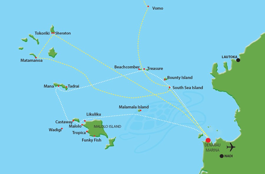 south sea cruises route